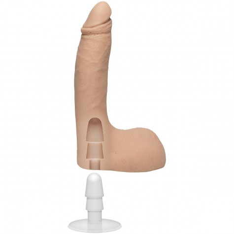 Фаллоимитатор с мошонкой Randy 8.5" ULTRASKYN Cock - 21,6 см.